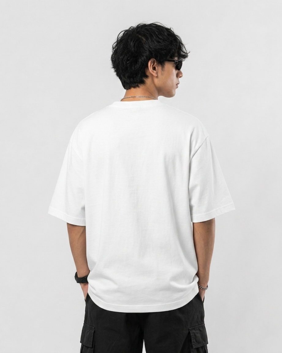 Gen Z not Cockroach Graphic Oversized White T-Shirt – 100% Premium Cotton