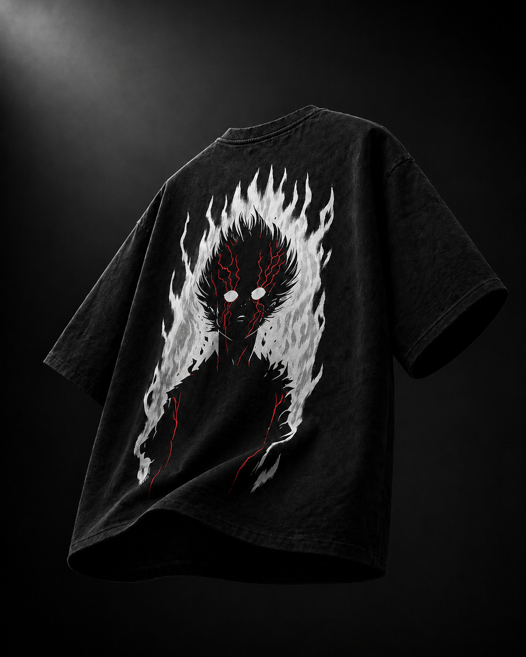 Vegeta Infernal Aura Oversized T-Shirt – Anime Streetwear | 100% Cotton