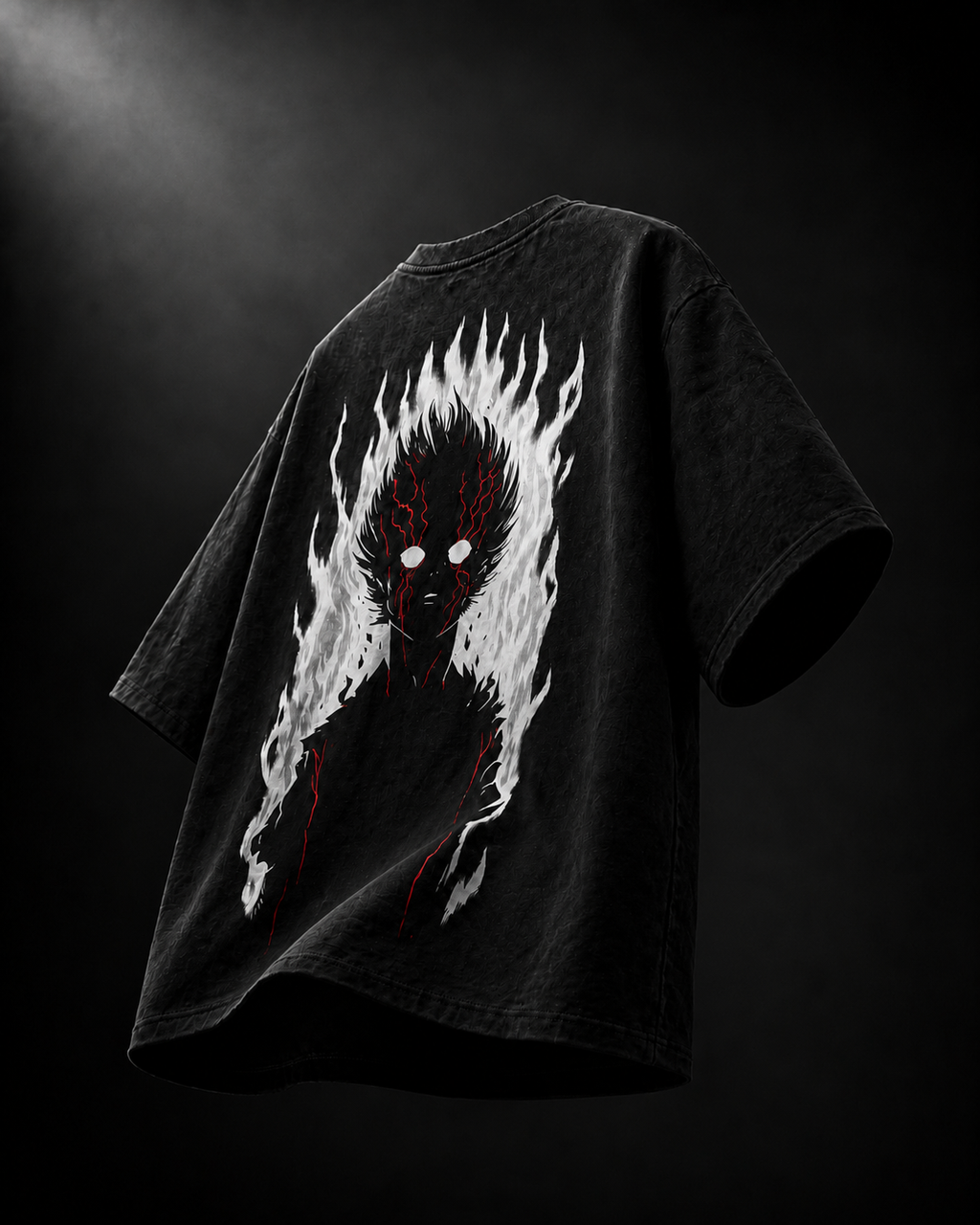 Vegeta Infernal Aura Oversized T-Shirt – Anime Streetwear | 100% Cotton