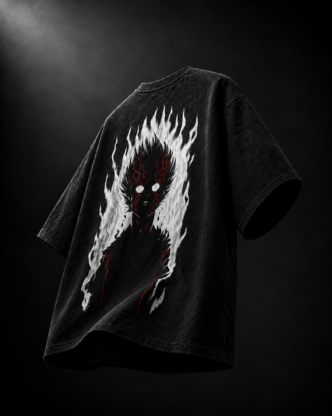 Vegeta Infernal Aura Oversized T-Shirt – Anime Streetwear | 100% Cotton