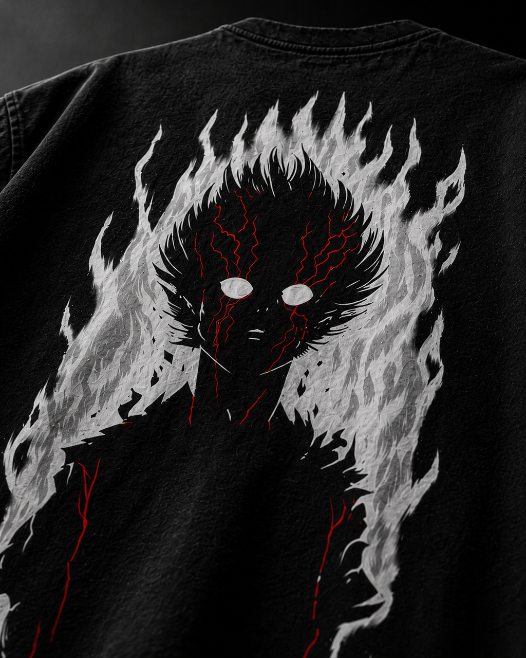 Vegeta Infernal Aura Oversized T-Shirt – Anime Streetwear | 100% Cotton