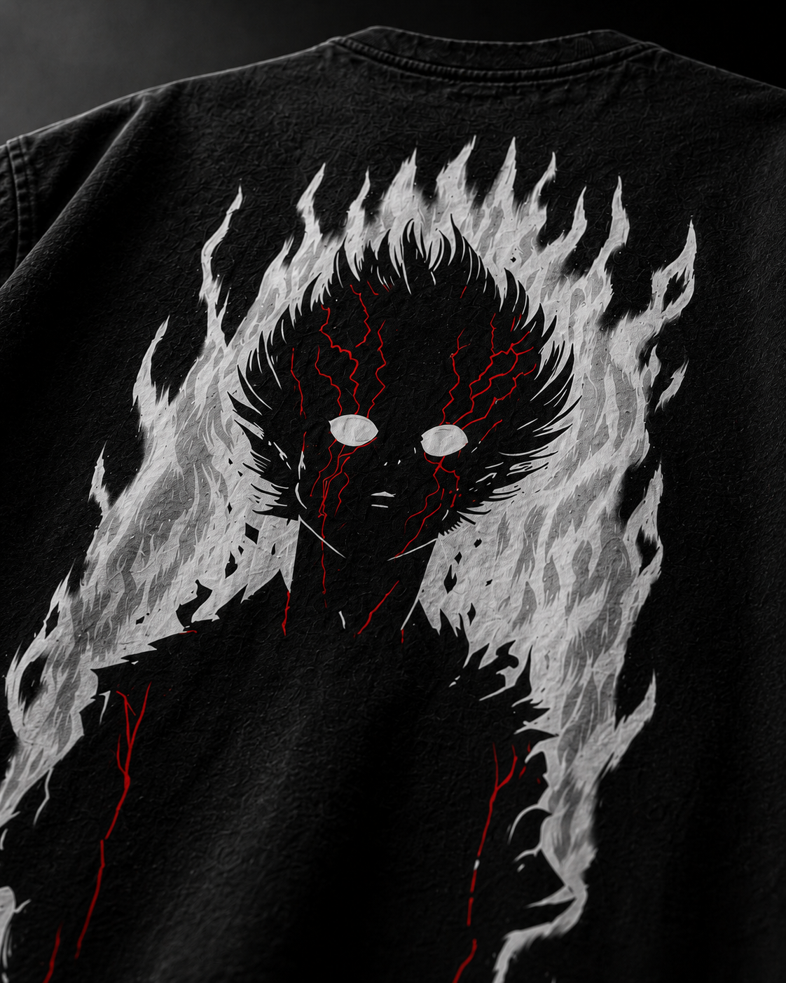 Vegeta Infernal Aura Oversized T-Shirt – Anime Streetwear | 100% Cotton