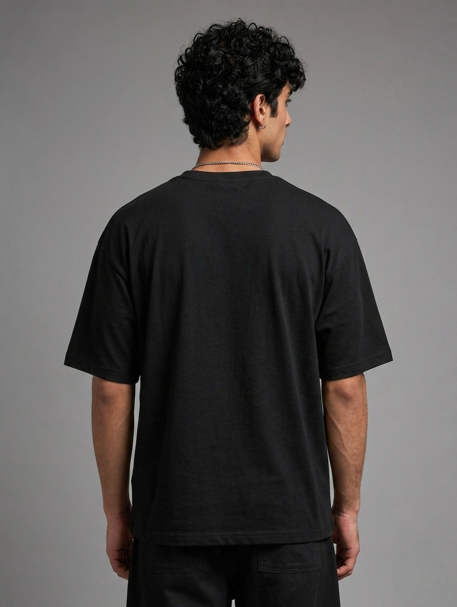 Don't Tag Me Oversized Black T-Shirt – 100% Premium Cotton Streetwear