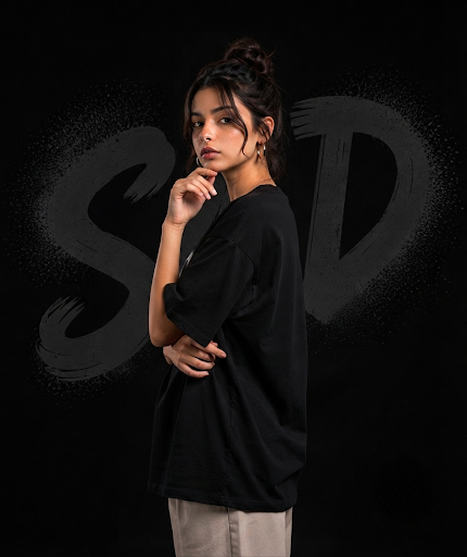 SAD – Stay Another Day Oversized Graphic T-Shirt | Streetwear Unisex Drop-Shoulder Tee | Graffiti Art Print | Black