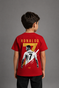 CR7 Ronaldo Kids Graphic Regular Fit T-Shirt. 100 % Cotton.