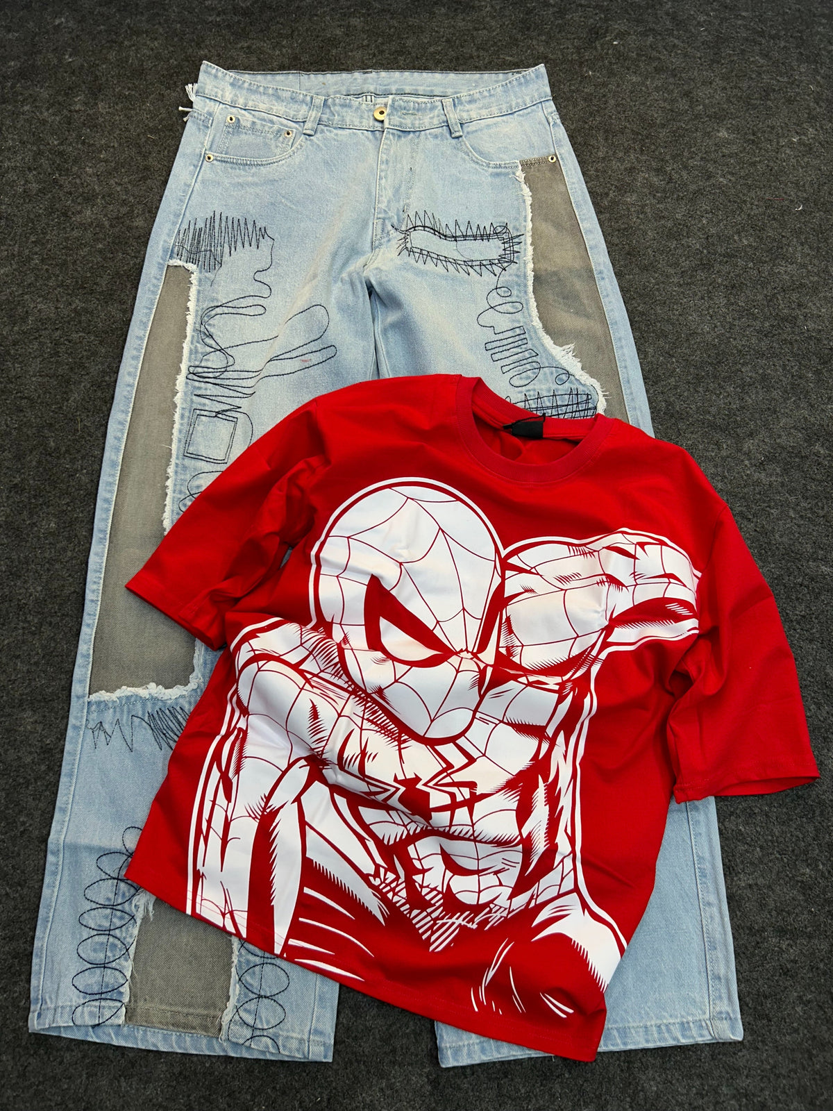 SpiderMan Graphic Oversized Tee